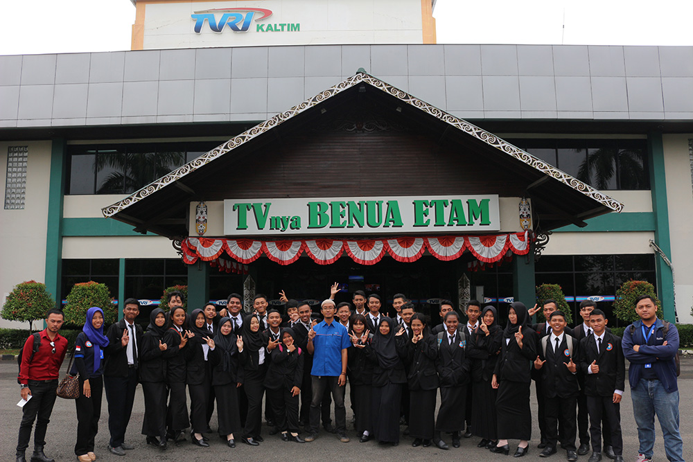 Kunjungan ke TVRI Benua Etam